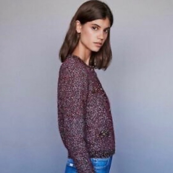 Maje Tweed Cardigan - Picture 5 of 13